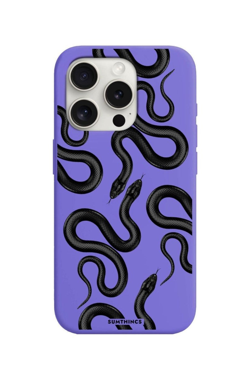 iPhone 7 Plus/8 Plus Snakes Premium Telefon Kılıfı Lila - SUMTHINCS