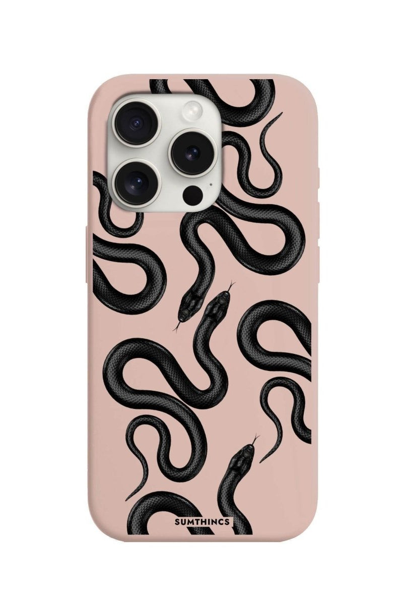 iPhone 7 Plus/8 Plus Snakes Premium Telefon Kılıfı Bej - SUMTHINCS