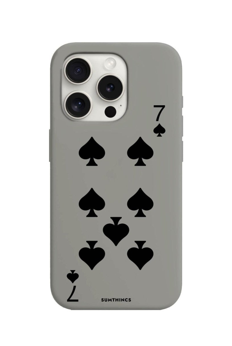 iPhone 7 Plus/8 Plus Spade7 Premium Telefon Kılıfı Gri - SUMTHINCS