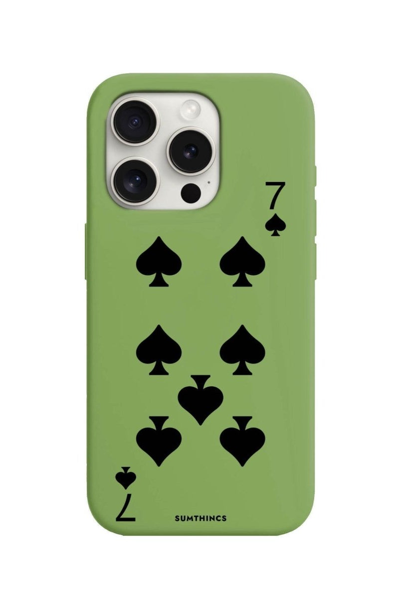 iPhone 7 Plus/8 Plus Spade7 Premium Telefon Kılıfı Fıstık Yeşili - SUMTHINCS