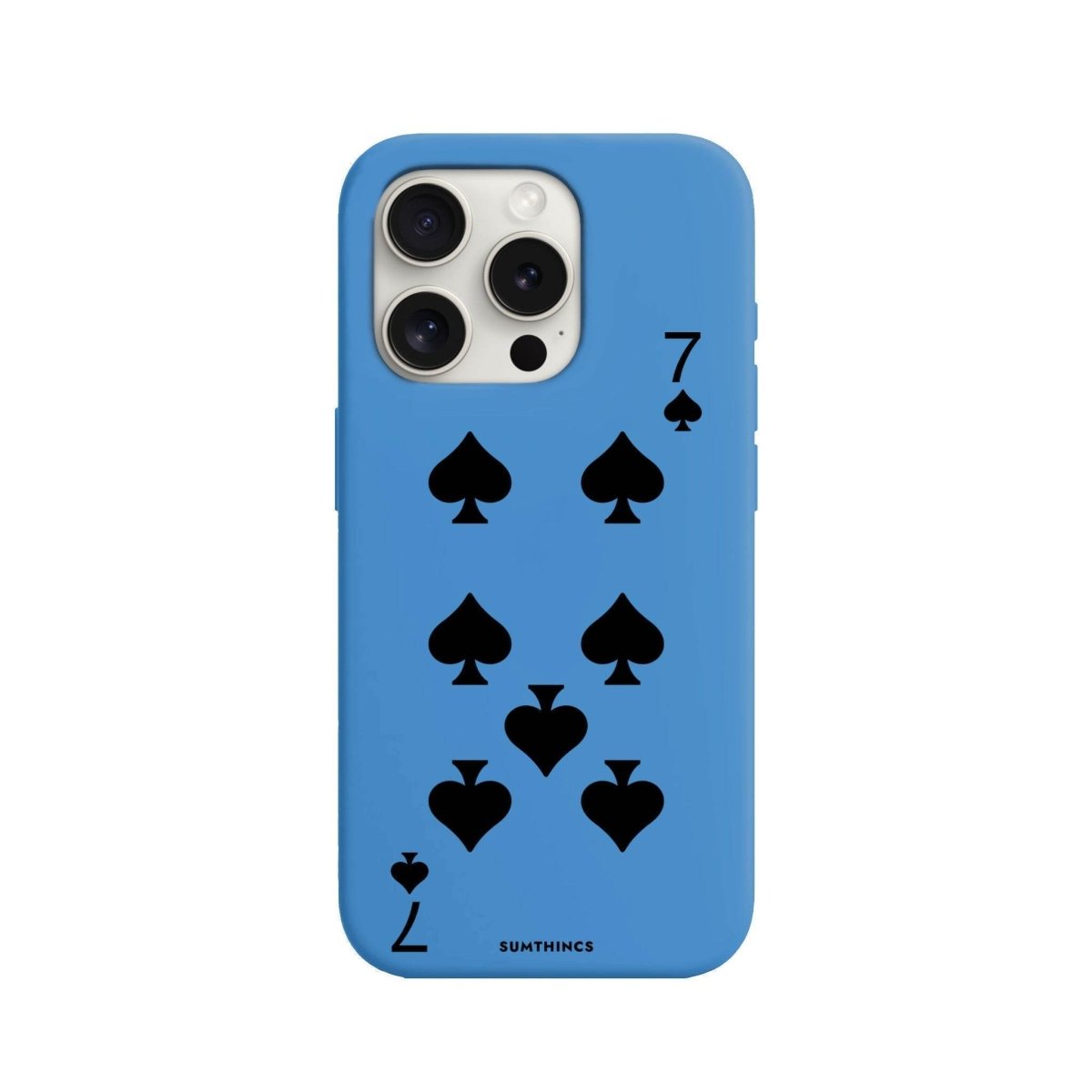 iPhone 7 Plus/8 Plus Spade7 Premium Telefon Kılıfı Mavi - SUMTHINCS