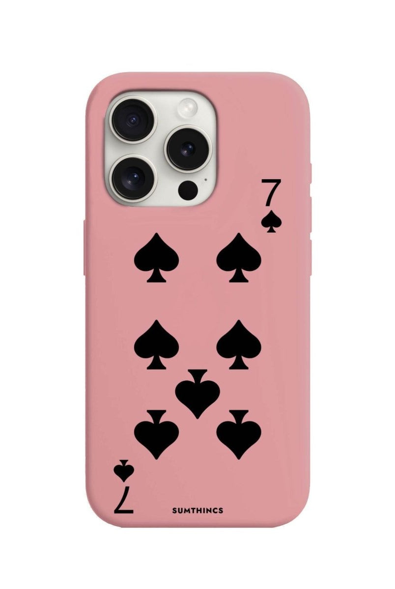 iPhone 7 Plus/8 Plus Spade7 Premium Telefon Kılıfı Pembe - SUMTHINCS