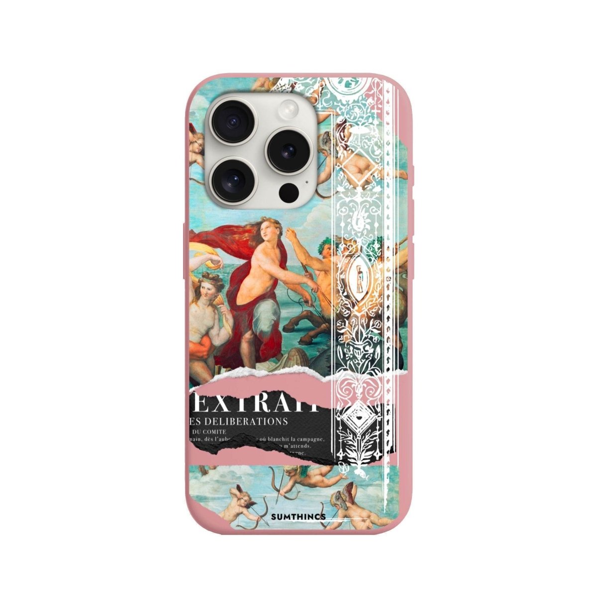 iPhone 7 Plus/8 Plus Triumph of Galatea Premium Telefon Kılıfı Pembe - SUMTHINCS