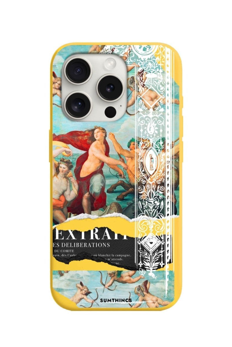 iPhone 7 Plus/8 Plus Triumph of Galatea Premium Telefon Kılıfı Sarı - SUMTHINCS