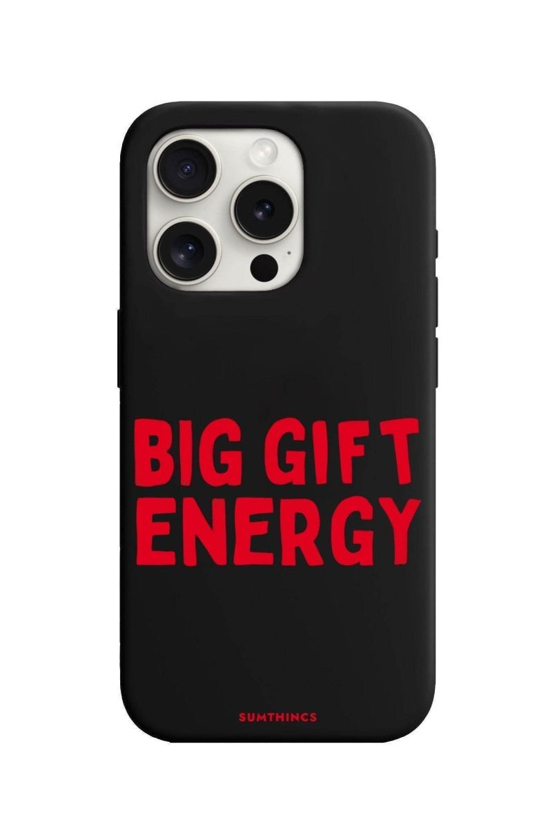 iPhone 7/8/SE 2020 Big Gift Energy Premium Telefon Kılıfı Siyah - SUMTHINCS