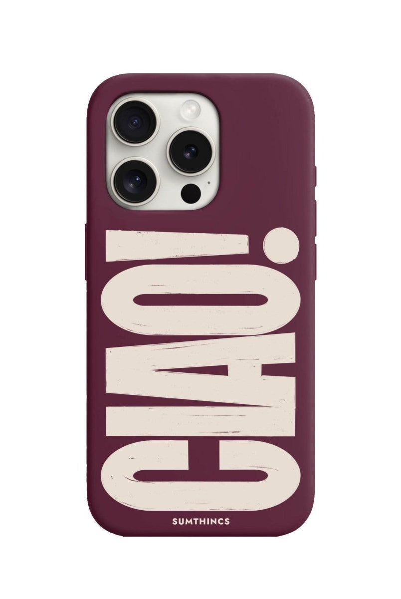 iPhone 7/8/SE 2020 CIAO! Premium Telefon Kılıfı Bordo - SUMTHINCS