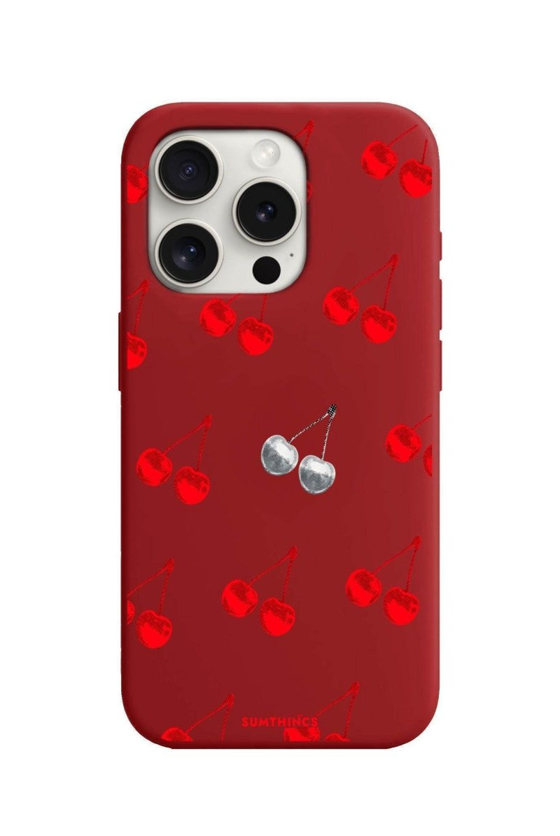 iPhone 7/8/SE 2020 Disco Cherry Premium Telefon Kılıfı Kırmızı - SUMTHINCS