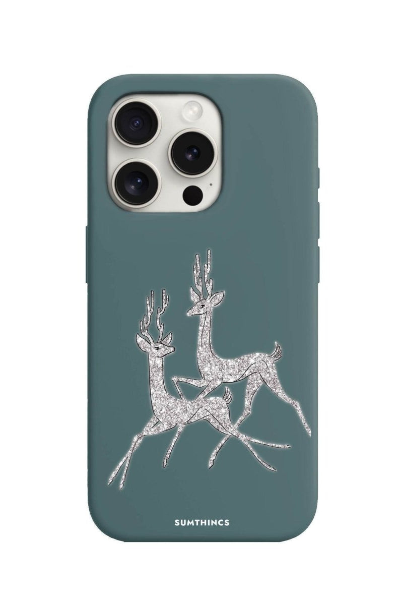 iPhone 7/8/SE 2020 Disco Deers Premium Telefon Kılıfı Kaktüs Yeşili - SUMTHINCS