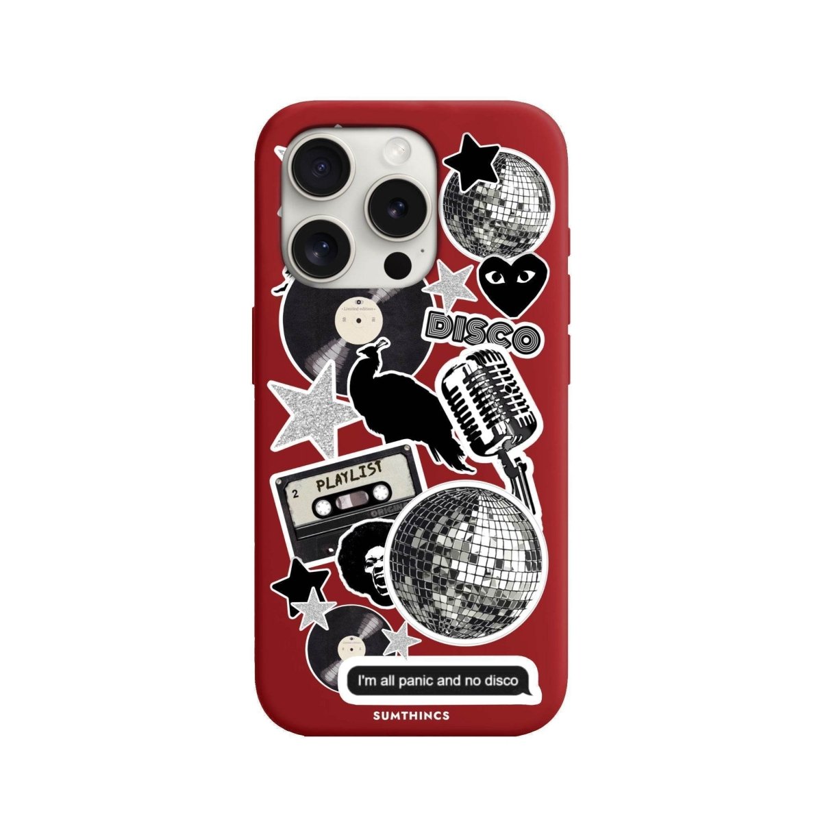 iPhone 7/8/SE 2020 Disco Stickers Premium Telefon Kılıfı - SUMTHINCS