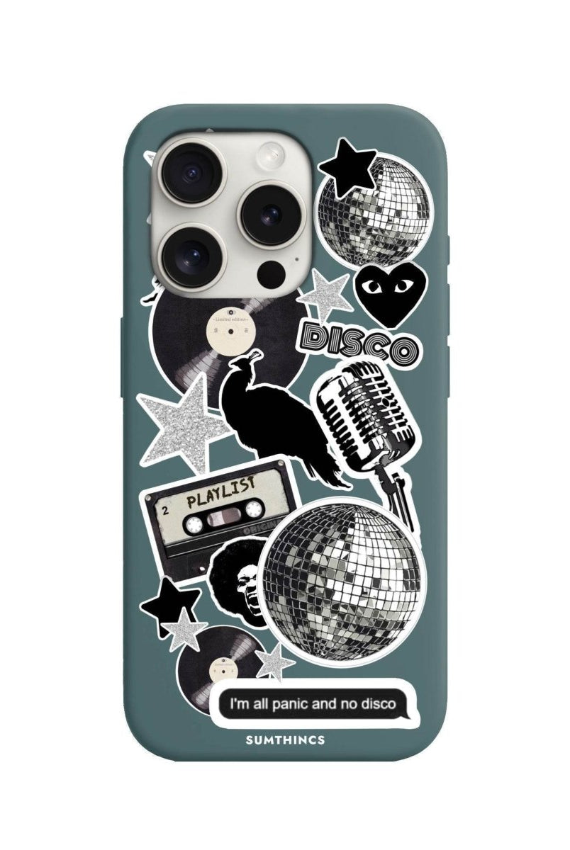 iPhone 7/8/SE 2020 Disco Stickers Premium Telefon Kılıfı Kaktüs Yeşili - SUMTHINCS