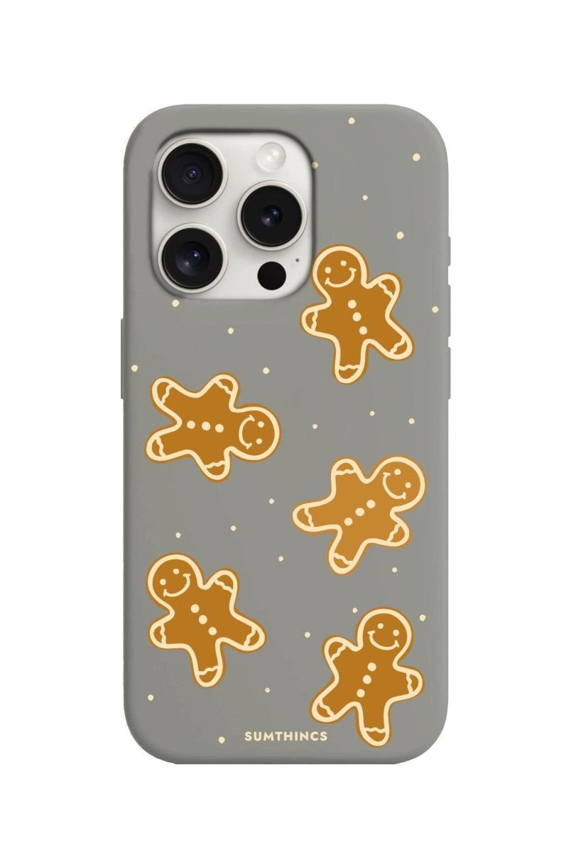 iPhone 7/8/SE 2020 Gingerbread Man Premium Telefon Kılıfı Gri - SUMTHINCS