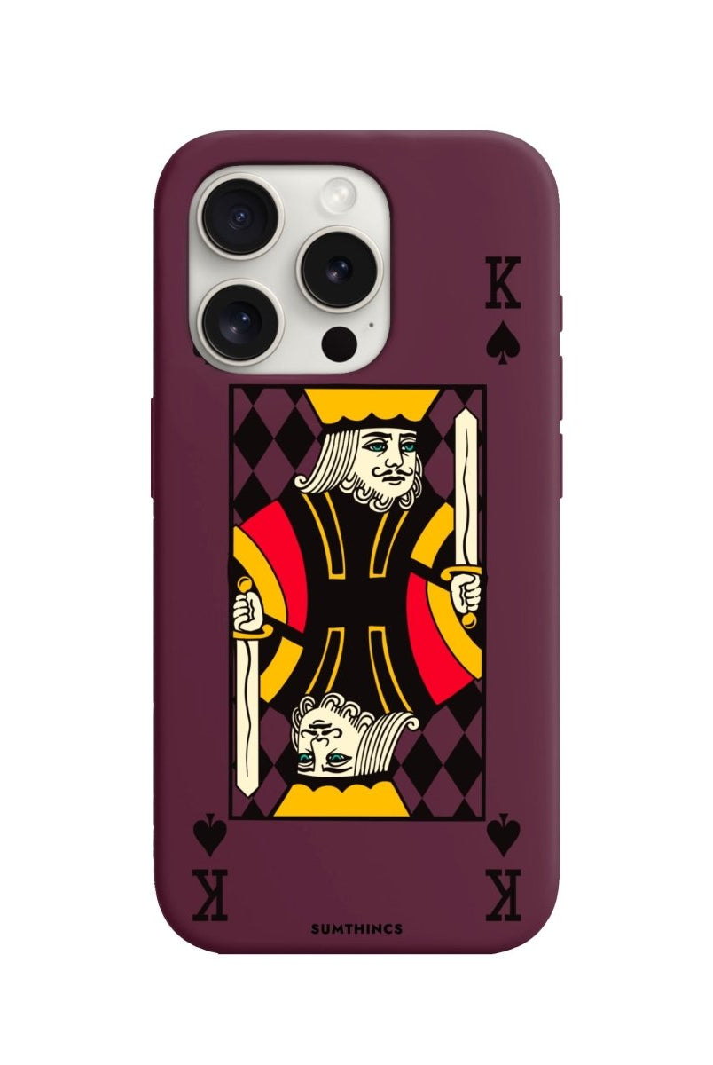 iPhone 7/8/SE 2020 King Premium Telefon Kılıfı Bordo - SUMTHINCS