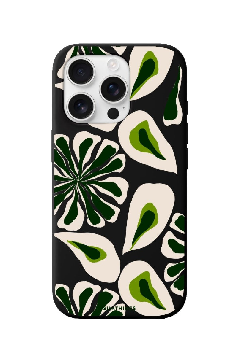 iPhone 7/8/SE 2020 Leafs Premium Telefon Kılıfı Siyah - SUMTHINCS