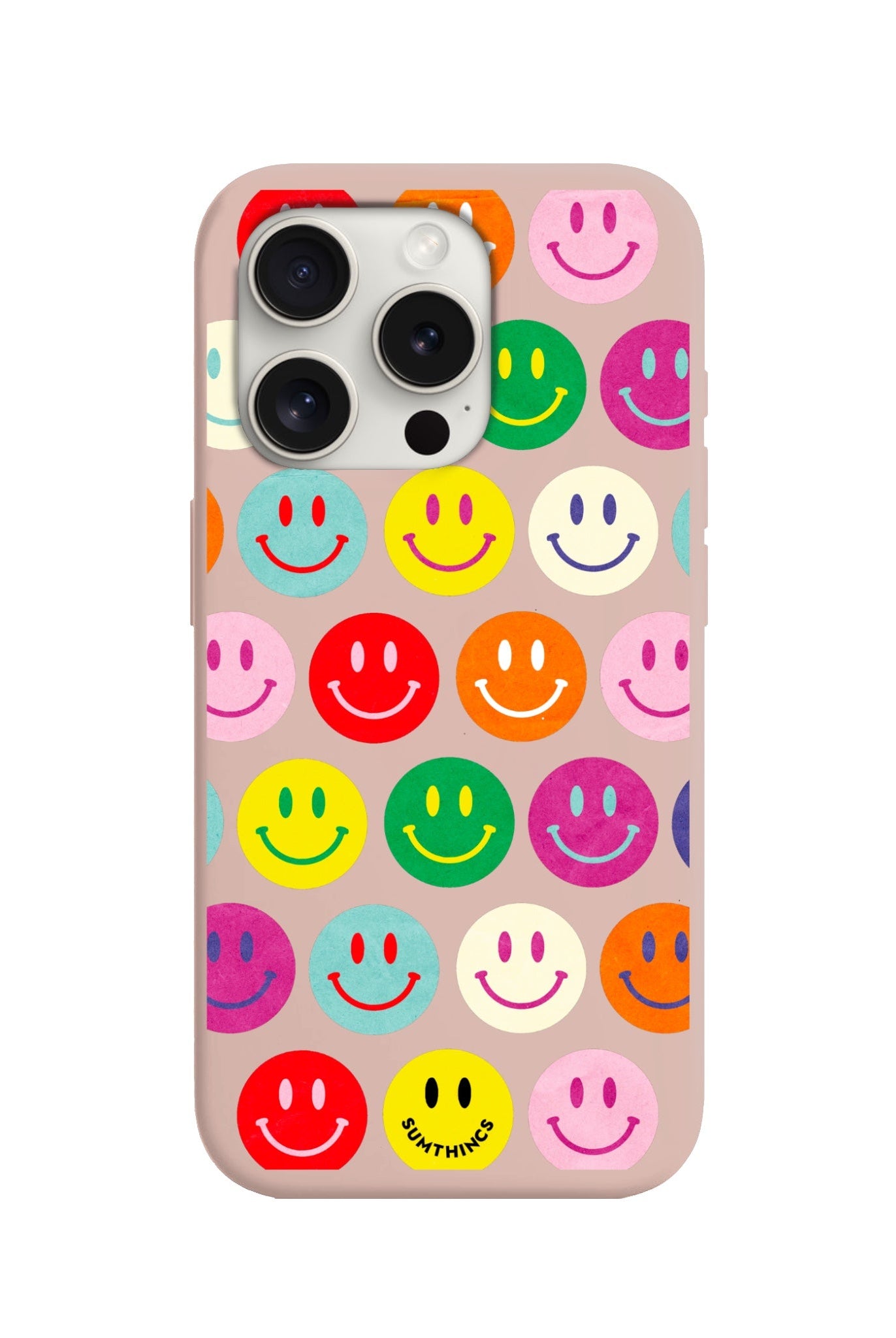 iPhone 7/8/SE 2020 Miles of Smiles Premium Telefon Kılıfı Bej - SUMTHINCS