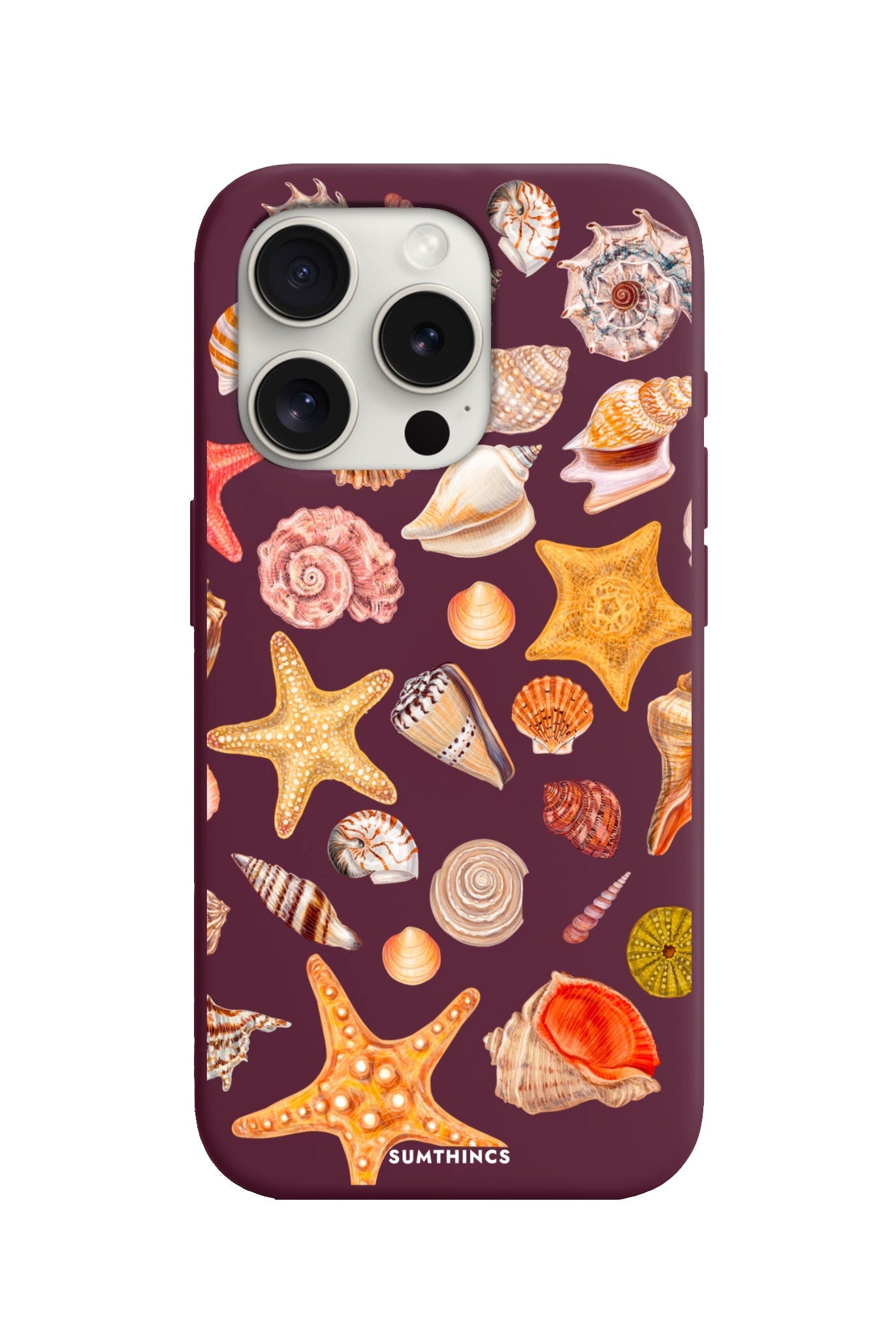 iPhone 7/8/SE 2020 Shells Premium Telefon Kılıfı Bordo - SUMTHINCS