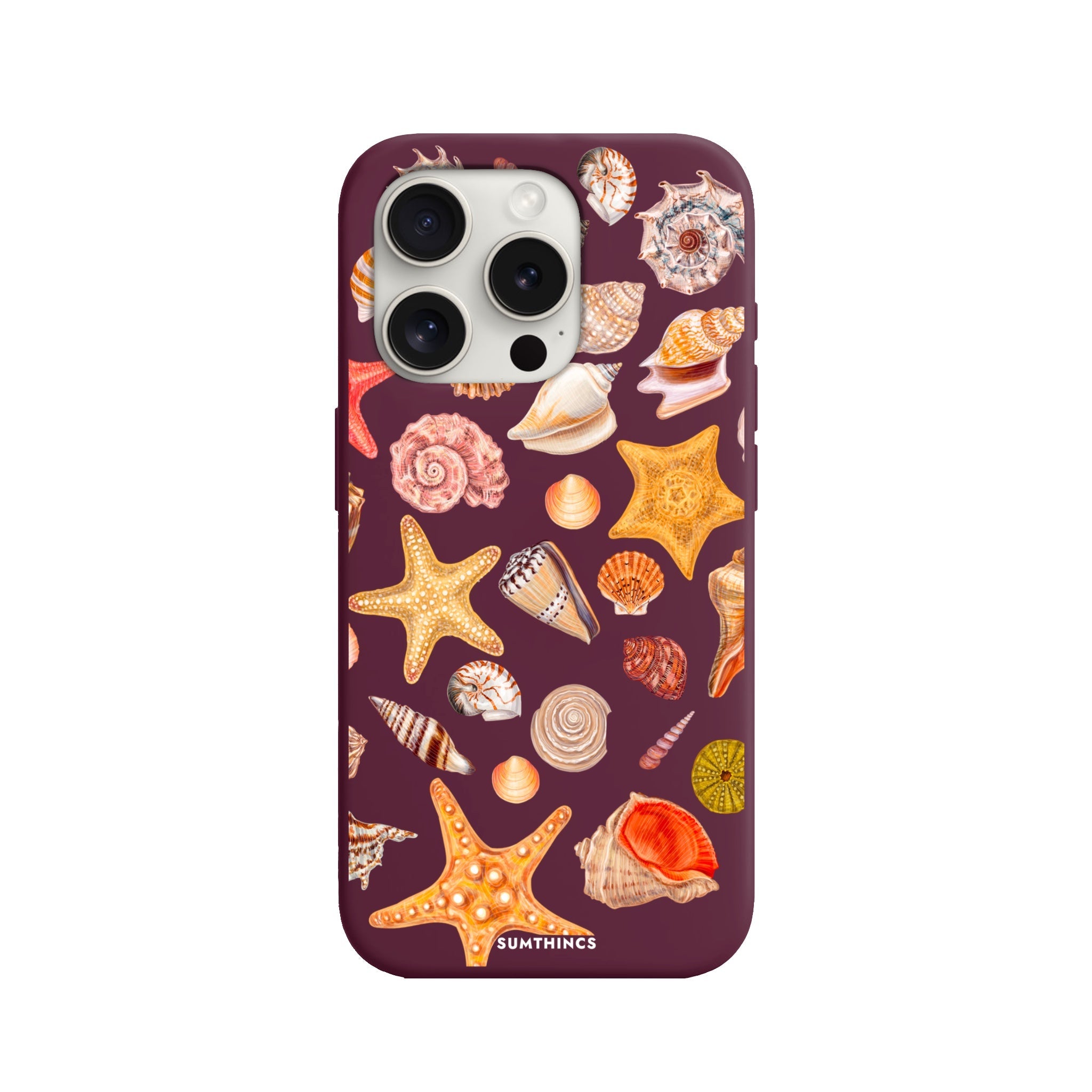 iPhone 7/8/SE 2020 Shells Premium Telefon Kılıfı Bordo - SUMTHINCS