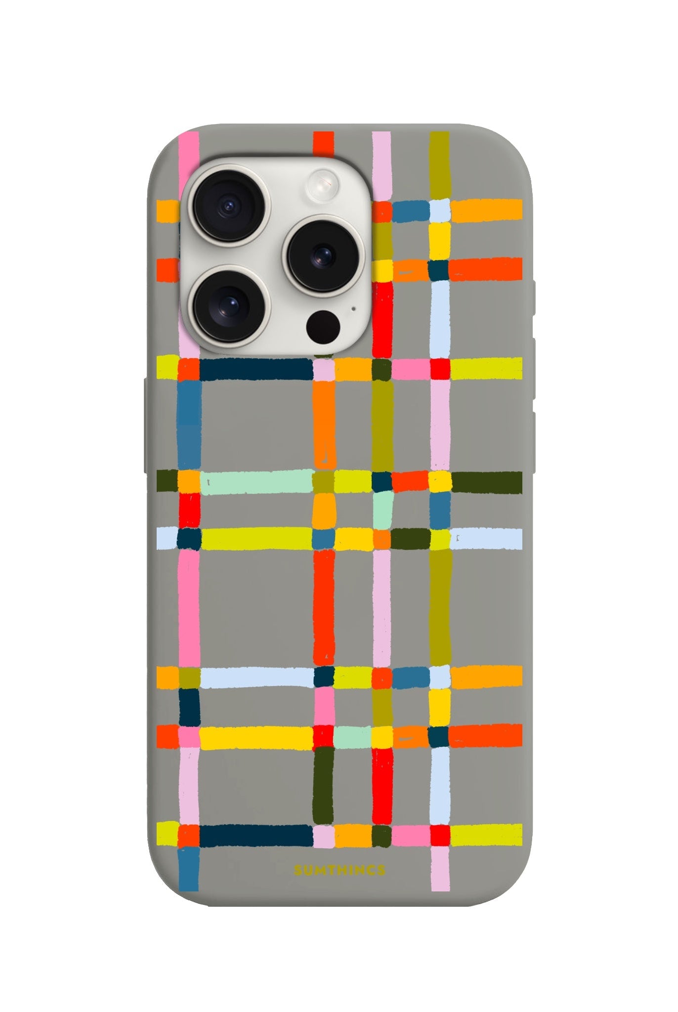 iPhone 7/8/SE 2020 Sunny Stripes Premium Telefon Kılıfı Gri - SUMTHINCS