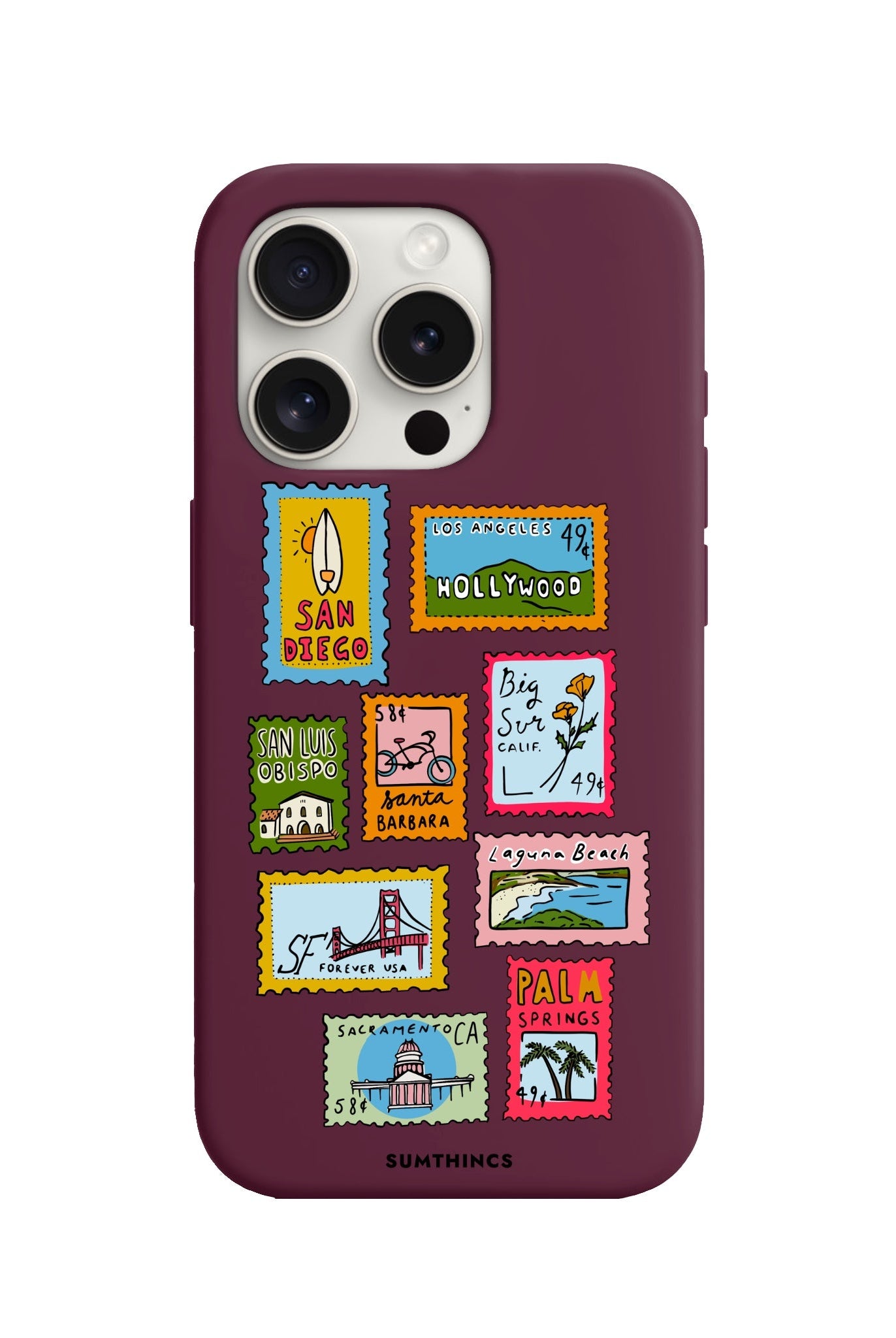 iPhone 7/8/SE 2020 The Grand Tour Premium Telefon Kılıfı Bordo - SUMTHINCS