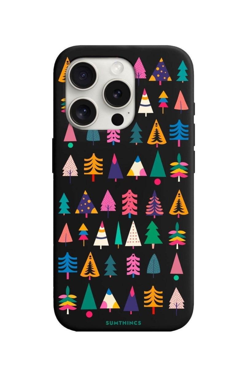 iPhone 7/8/SE 2020 Tiny Forest Premium Telefon Kılıfı Siyah - SUMTHINCS