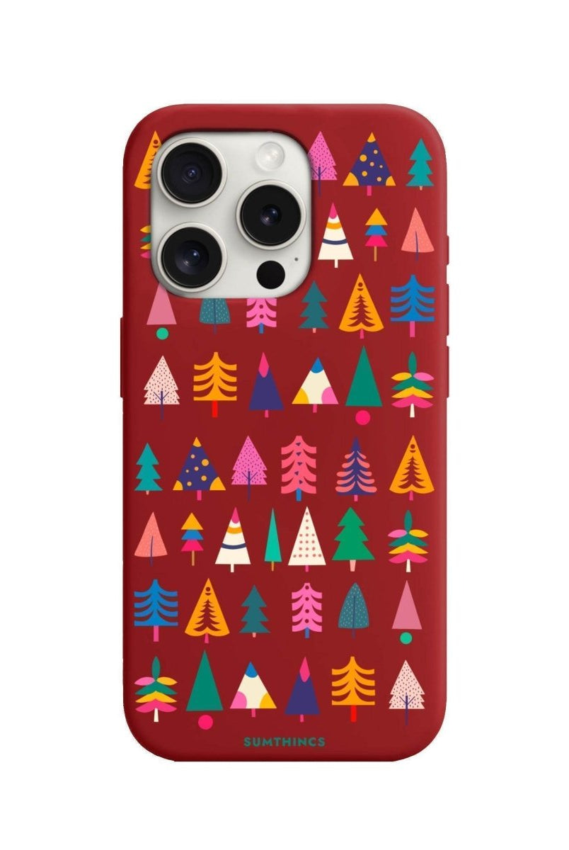 iPhone 7/8/SE 2020 Tiny Forest Premium Telefon Kılıfı Kırmızı - SUMTHINCS