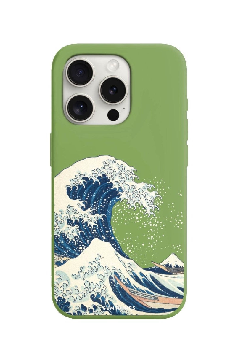 iPhone 7/8/SE 2020 Waves Premium Telefon Kılıfı Fıstık Yeşili - SUMTHINCS