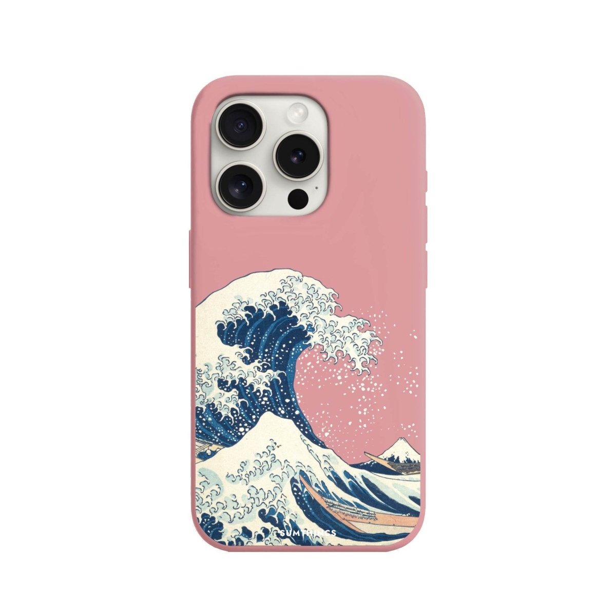 iPhone 7/8/SE 2020 Waves Premium Telefon Kılıfı Pembe - SUMTHINCS