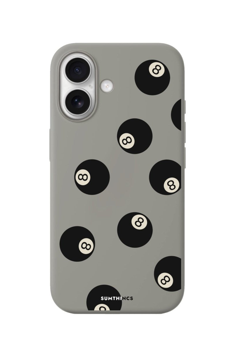 iPhone 8Ball Premium Telefon Kılıfı Gri - Sumthincs