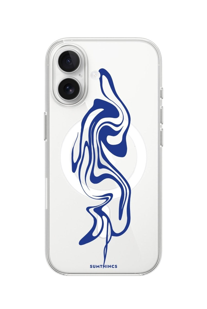 iPhone Abstract Ink Clear Magsafe Telefon Kılıfı - Sumthincs