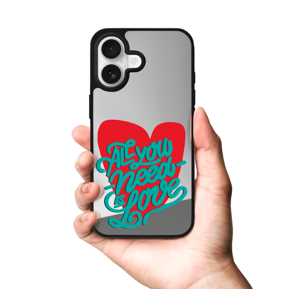 iPhone All You Need Is Love Mirror Aynalı Telefon Kılıfı - Sumthincs