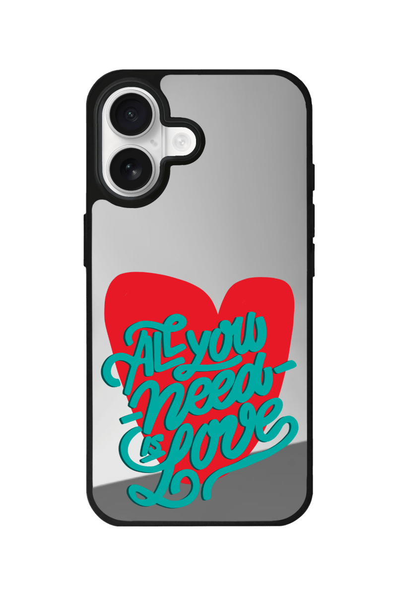 iPhone All You Need Is Love Mirror Aynalı Telefon Kılıfı - Sumthincs