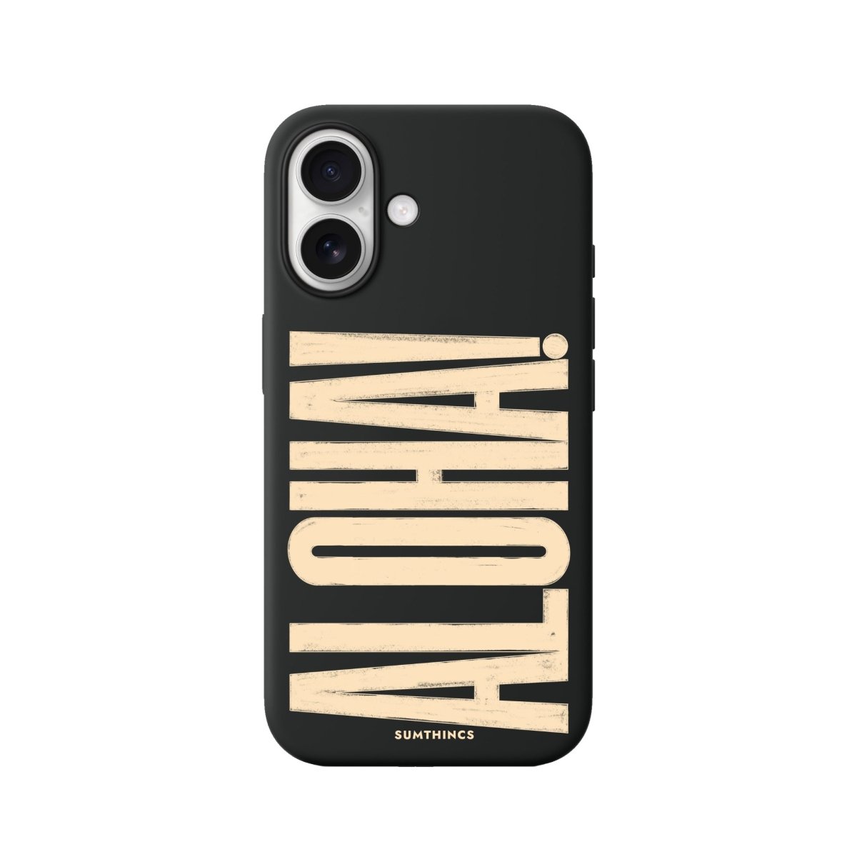 iPhone ALOHA Premium Telefon Kılıfı Siyah - Sumthincs