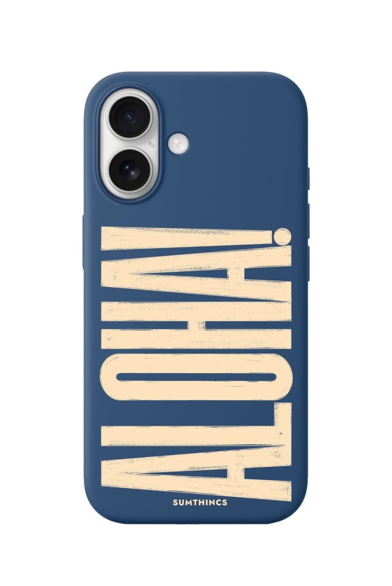 iPhone ALOHA Premium Telefon Kılıfı Pasifik Mavi - Sumthincs