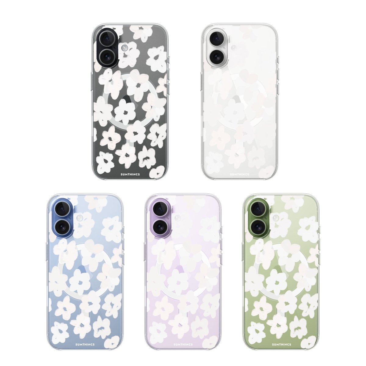 iPhone Blossoms Clear Magsafe Telefon Kılıfı - Sumthincs
