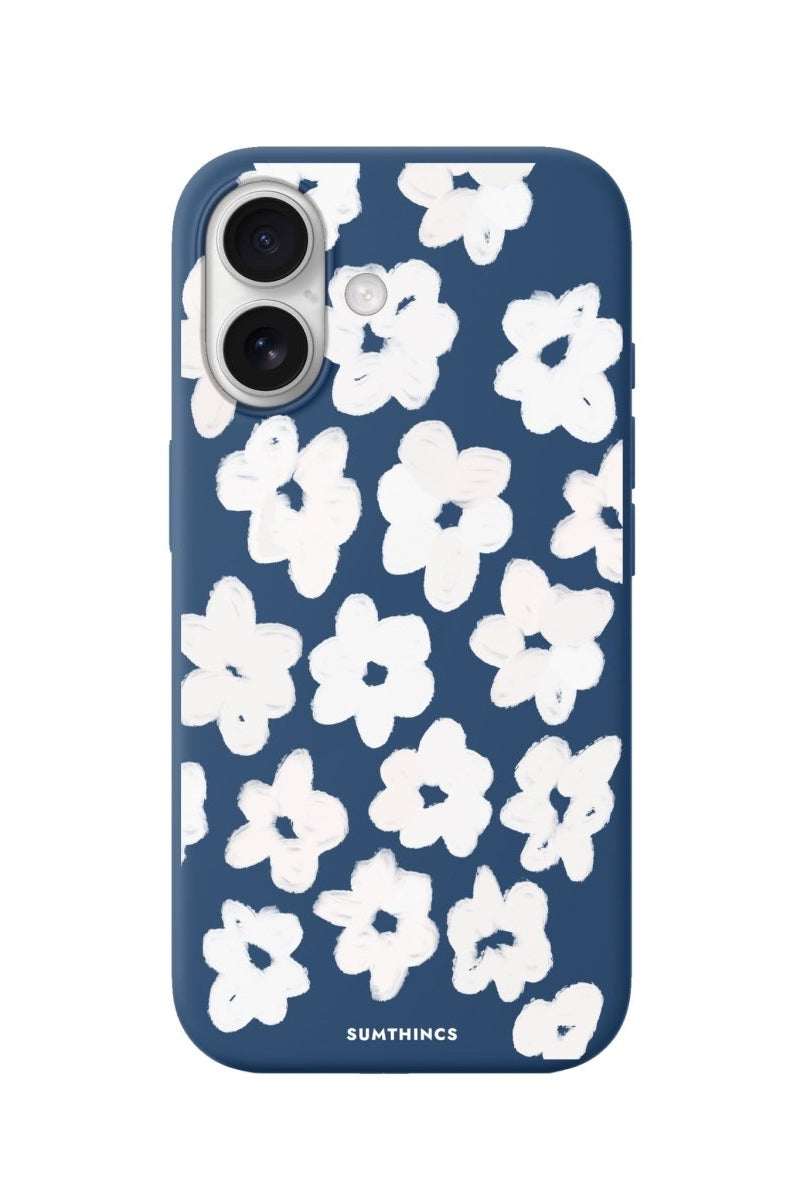 iPhone Blossoms Premium Telefon Kılıfı Pasifik Mavi - Sumthincs