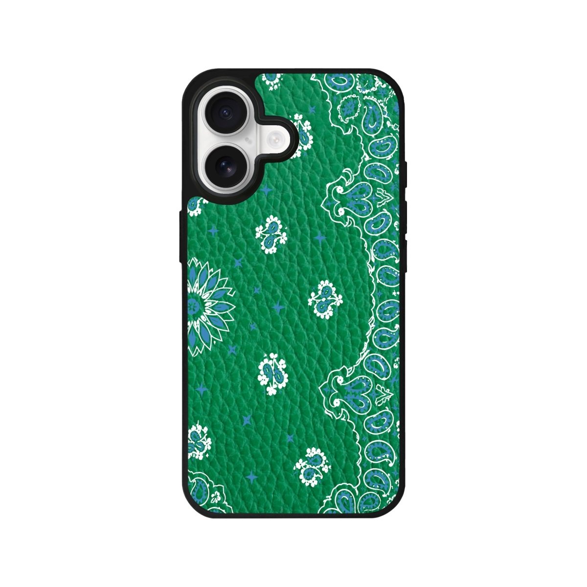 iPhone Blue Rodeo Leather Deri Telefon Kılıfı Yeşil - Sumthincs