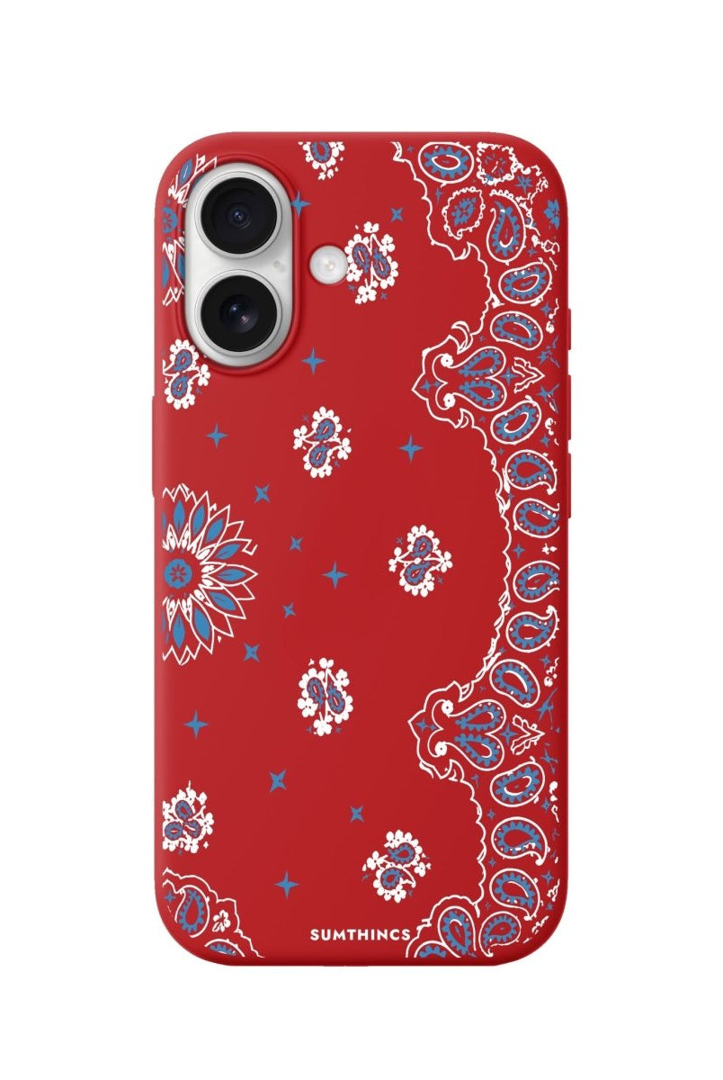 iPhone Blue Rodeo Premium Telefon Kılıfı Kırmızı - Sumthincs
