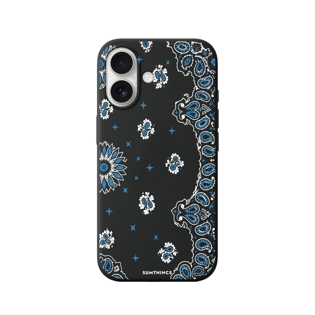 iPhone Blue Rodeo Premium Telefon Kılıfı Siyah - Sumthincs