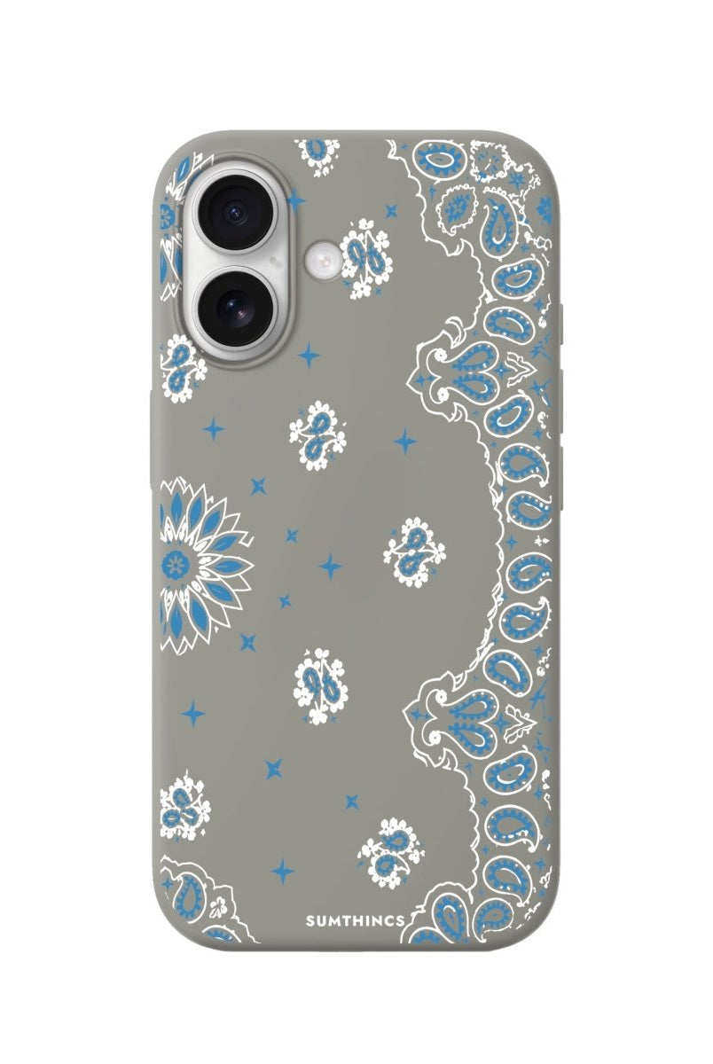 iPhone Blue Rodeo Premium Telefon Kılıfı Gri - Sumthincs