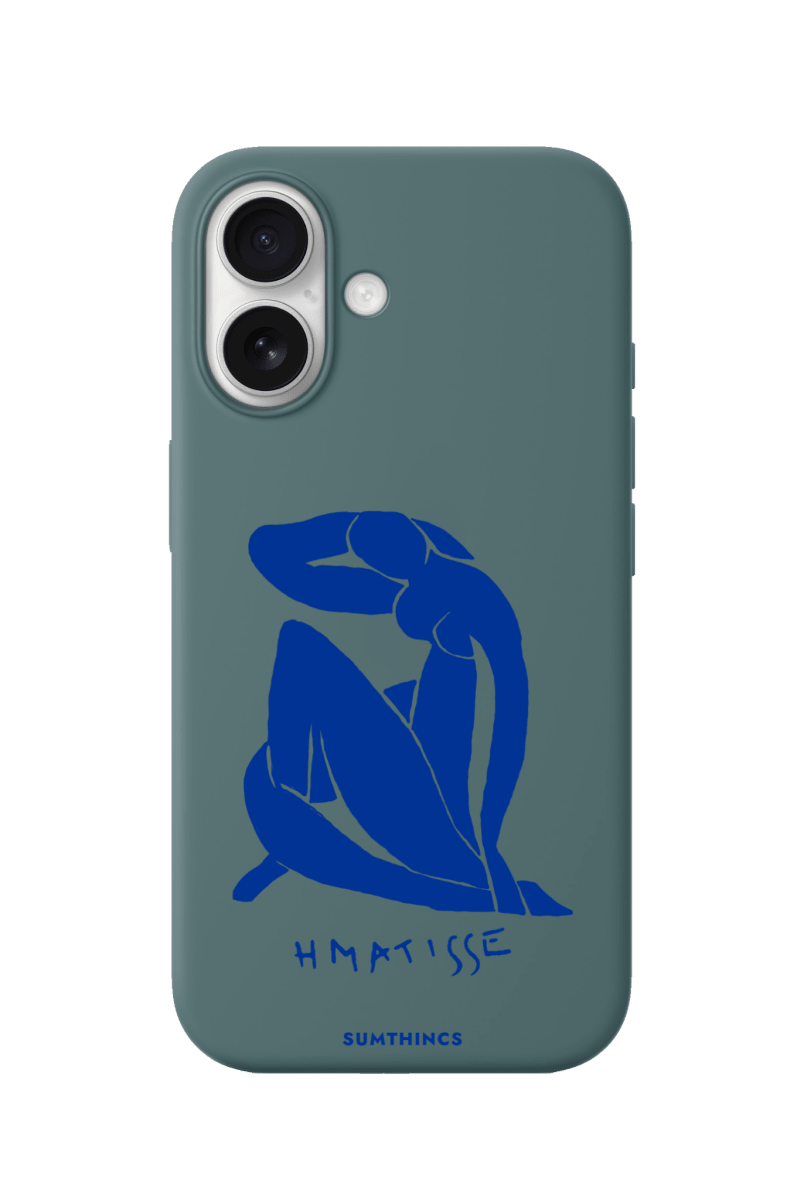 iPhone Blue Woman Premium Telefon Kılıfı Kaktüs Yeşili - Sumthincs