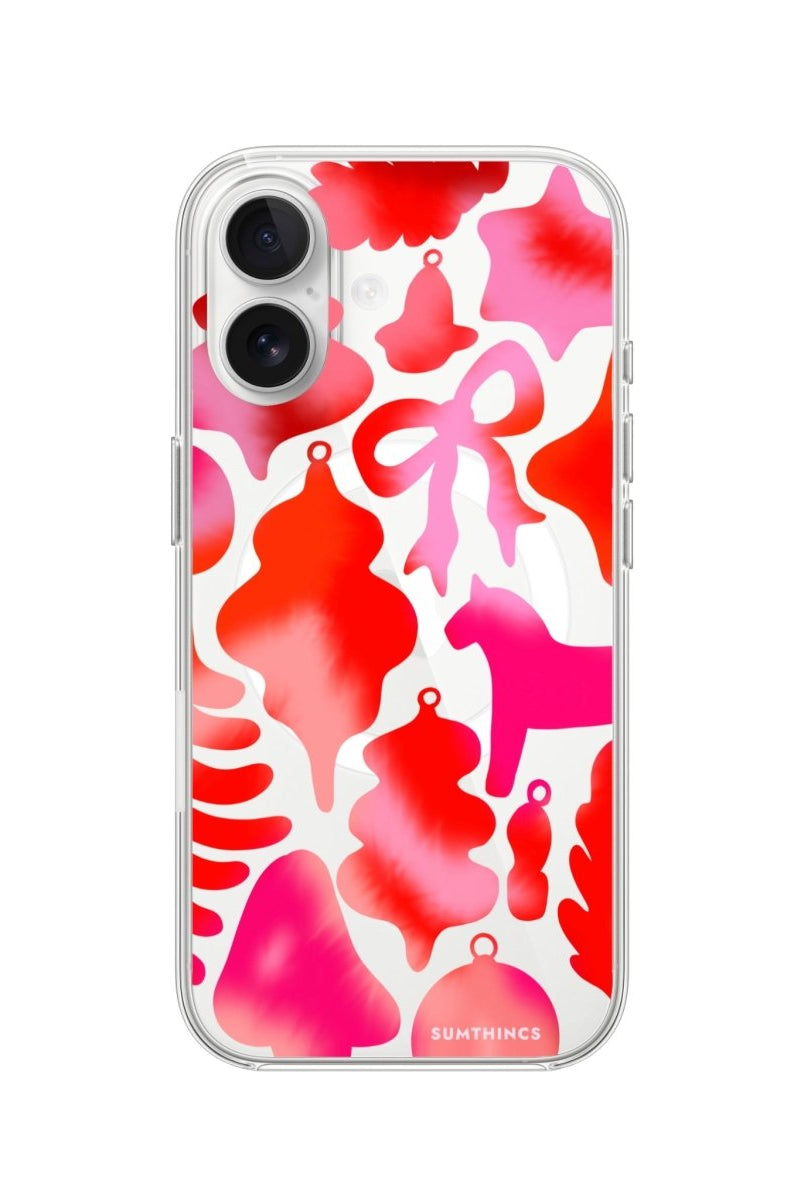 iPhone Blush Bells Clear Magsafe Telefon Kılıfı - Sumthincs
