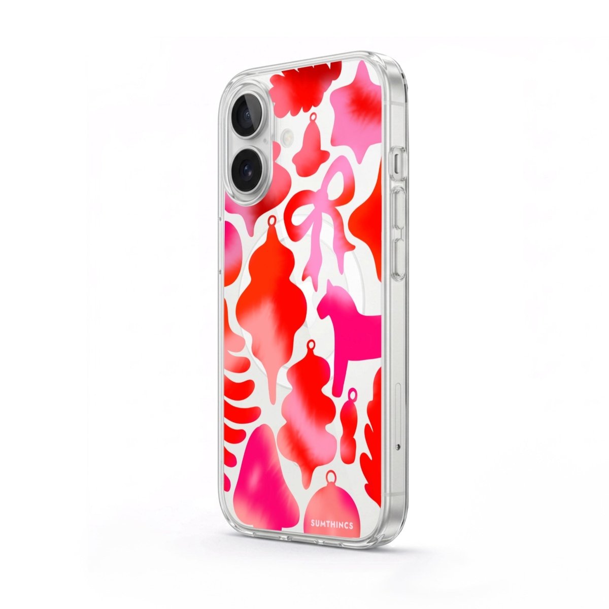 iPhone Blush Bells Clear Magsafe Telefon Kılıfı - Sumthincs