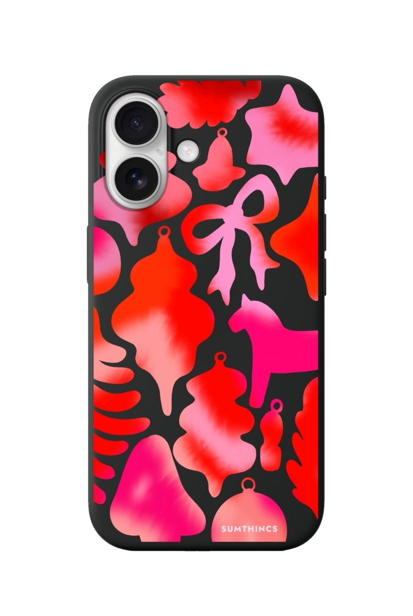 iPhone Blush Bells Premium Telefon Kılıfı Siyah - Sumthincs
