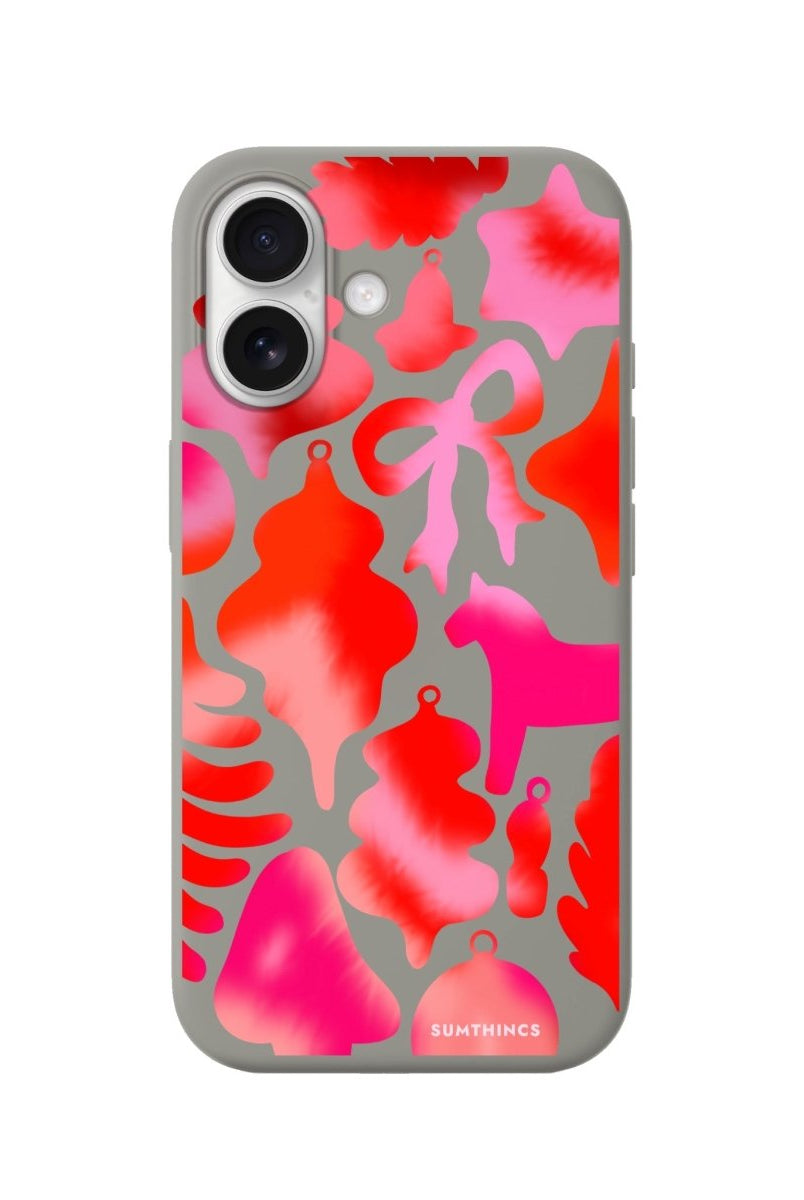 iPhone Blush Bells Premium Telefon Kılıfı Gri - Sumthincs