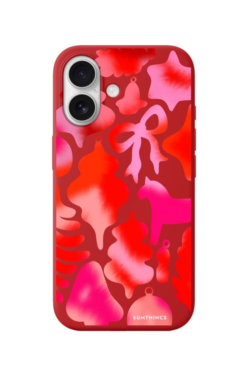 iPhone Blush Bells Premium Telefon Kılıfı Kırmızı - Sumthincs