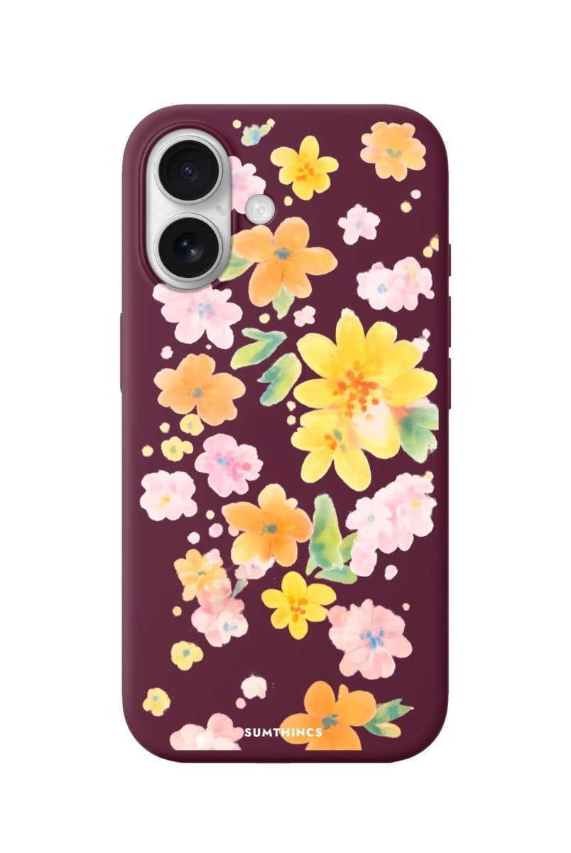 iPhone Butterbloom Premium Telefon Kılıfı Bordo - Sumthincs