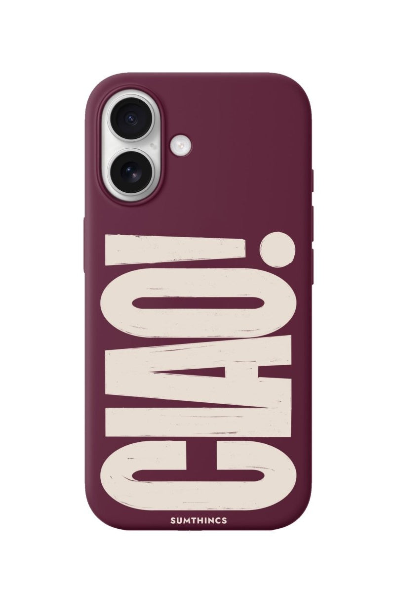 iPhone CIAO! Premium Telefon Kılıfı Bordo - Sumthincs
