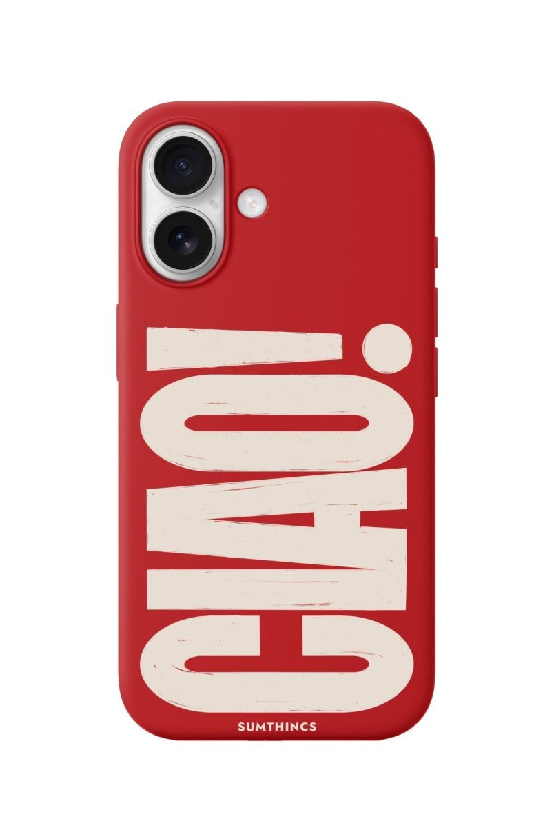 iPhone CIAO! Premium Telefon Kılıfı Kırmızı - Sumthincs