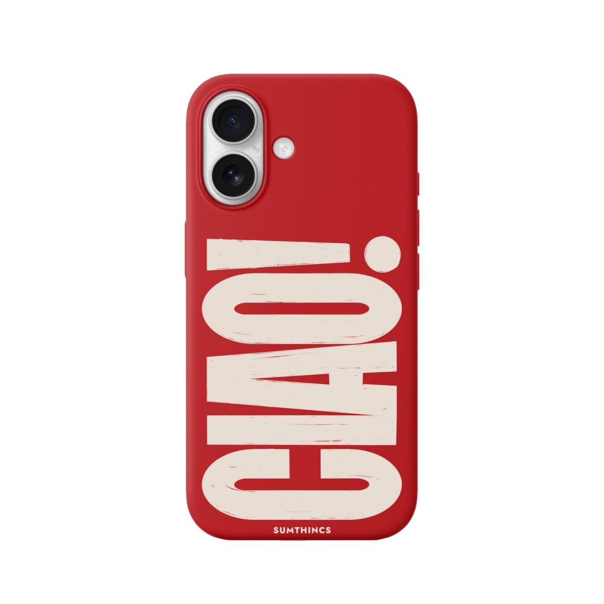 iPhone CIAO! Premium Telefon Kılıfı Kırmızı - Sumthincs