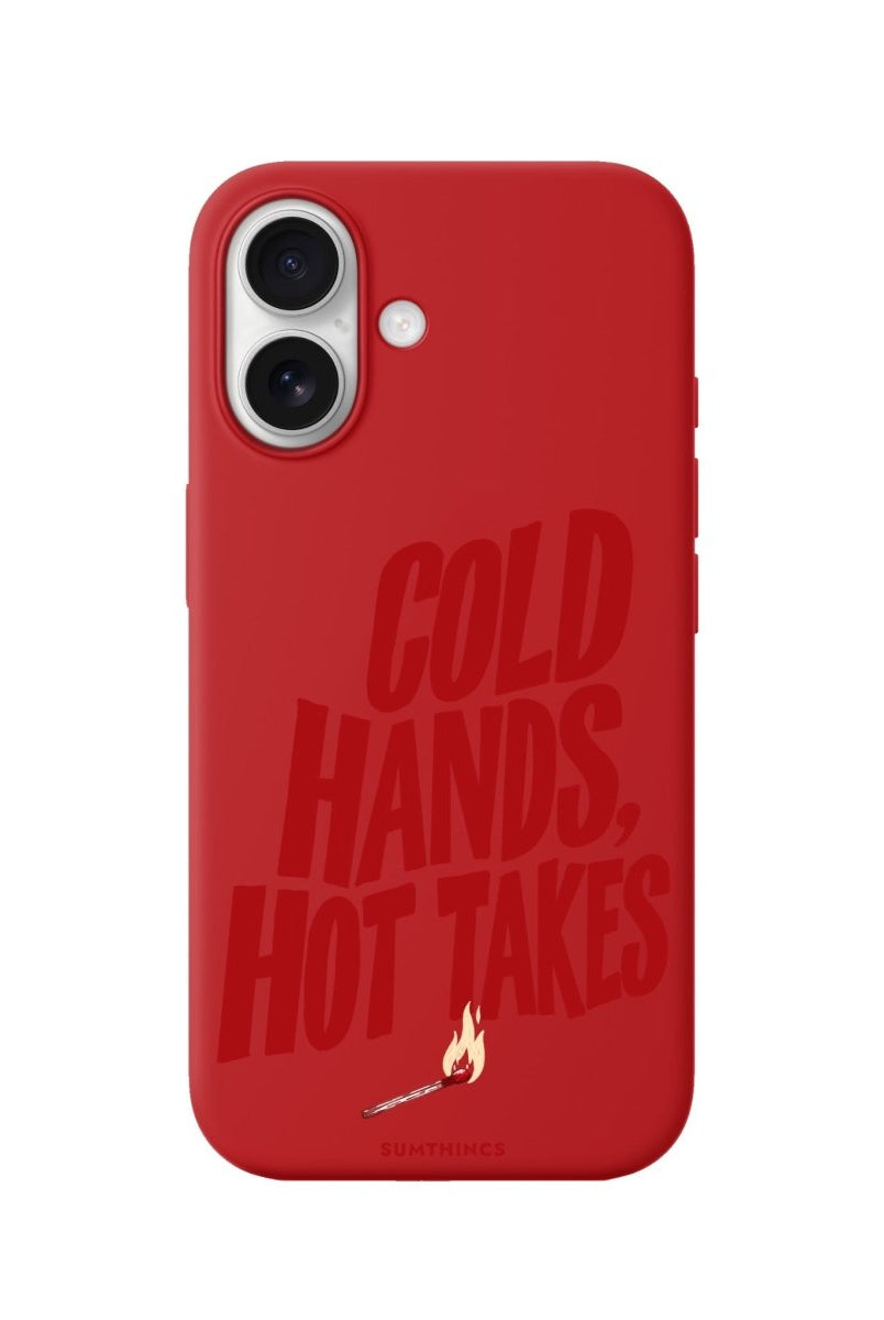 iPhone Cold Hands Premium Telefon Kılıfı Kırmızı - Sumthincs