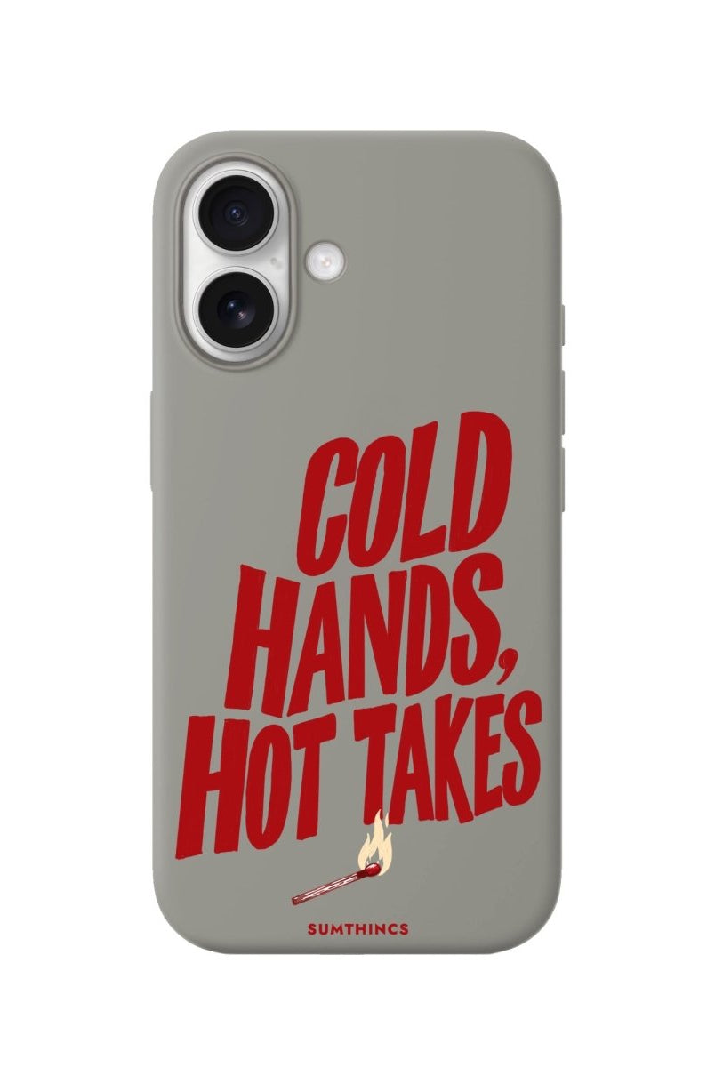 iPhone Cold Hands Premium Telefon Kılıfı Gri - Sumthincs